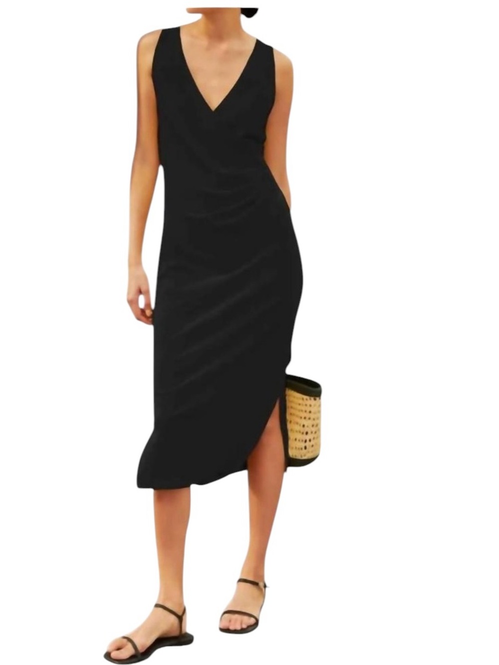 Nation Ltd Melrose Straight Column sleeveless ruched Dress M excellent condition
